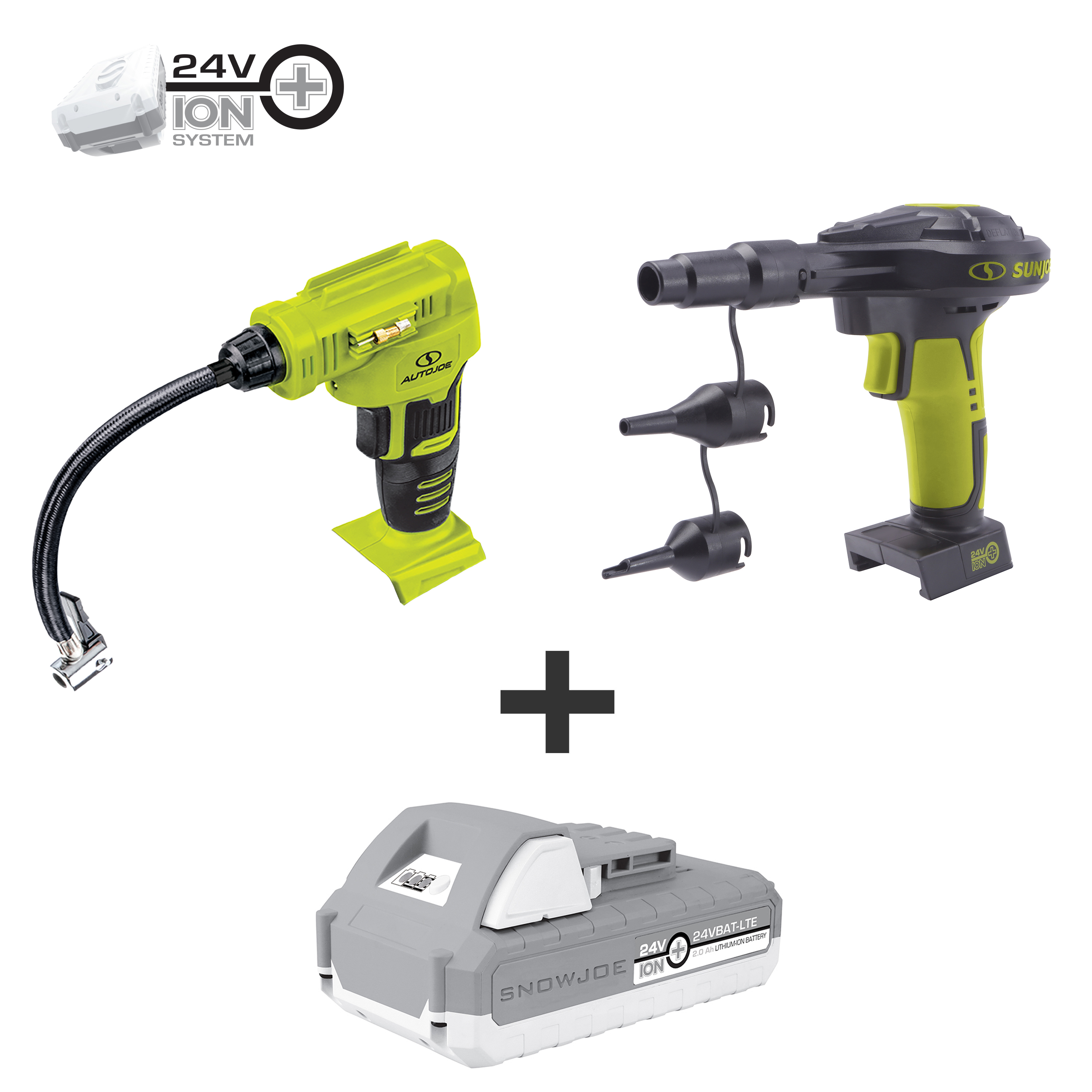 Sun Joe High Volume Portable Inflator & Air Compressor Kit