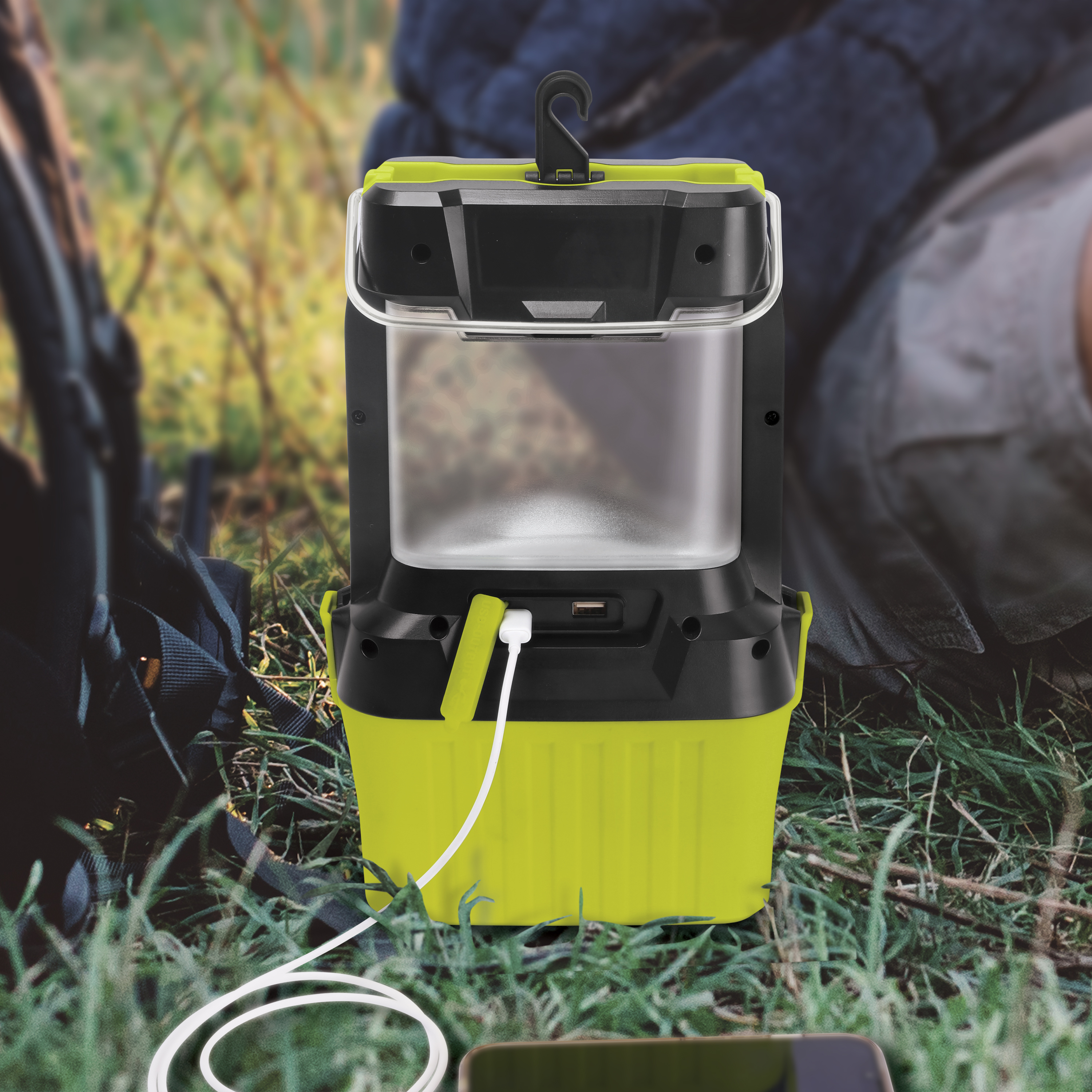 EcoSurvivor USB Charging LED Lantern, Gray