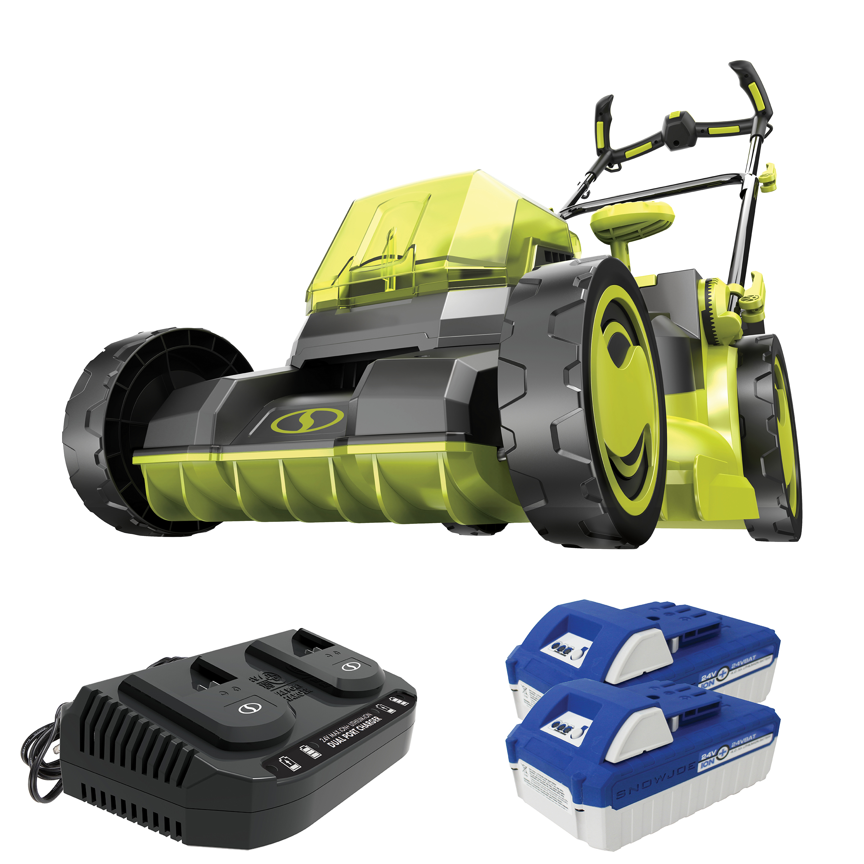 48cm 36V Lithium-ion Cordless Autosense Mower with 2 batteries