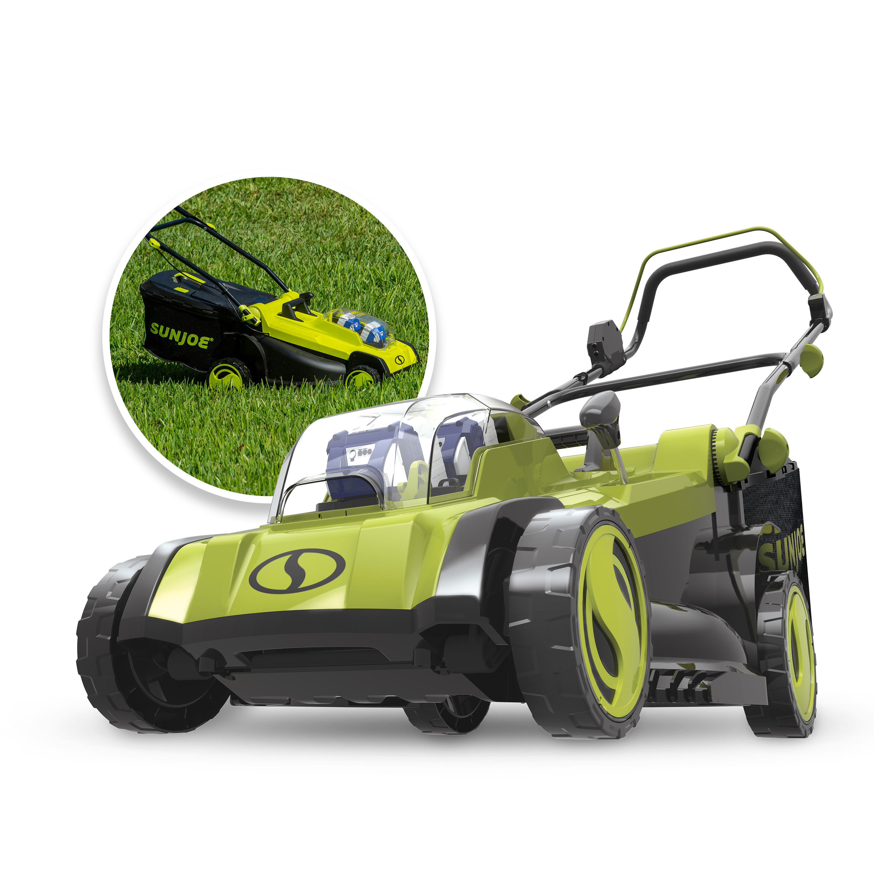Sun Joe 24V-X2-17LM 48-Volt iON+ Cordless Lawn Mower Kit