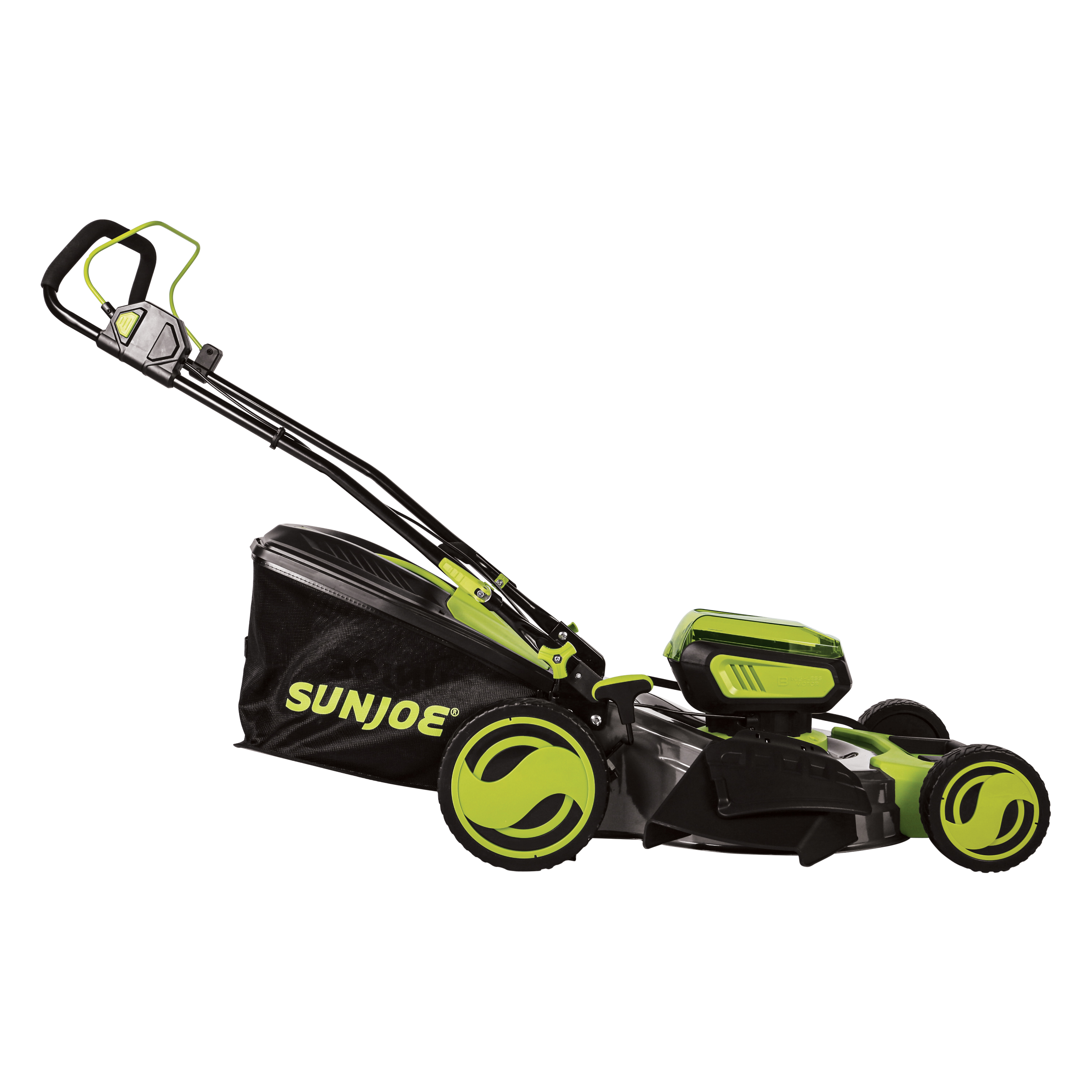 Sun Joe 48V, 16-In Cordless Lawn Mower, 2 x 24V 4.0Ah Batteries and Dual  Charger 24V-X2-16LM