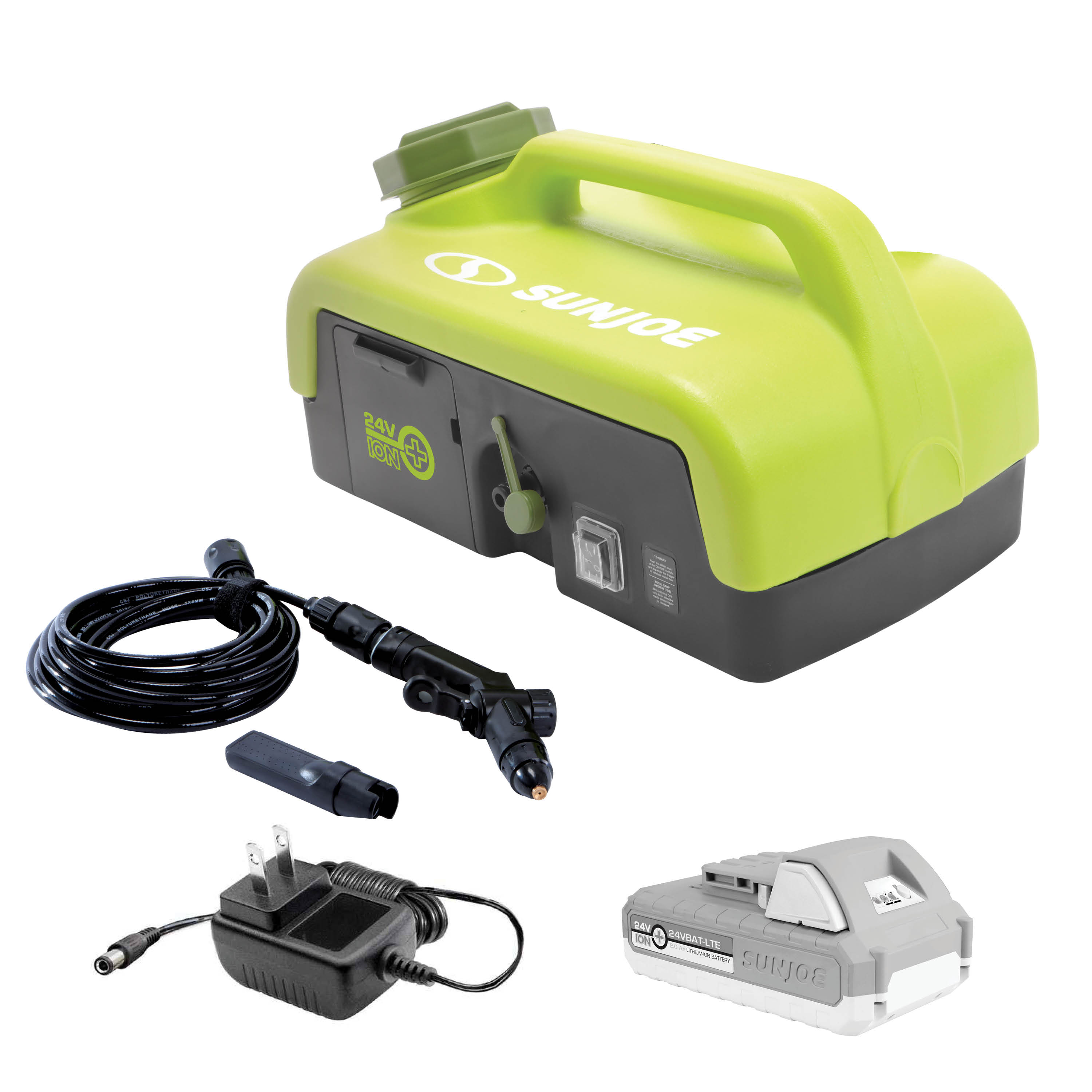 Sun Joe 24V-PSW25 Portable Spray Washer | 24-Volt | 2.0-Ah