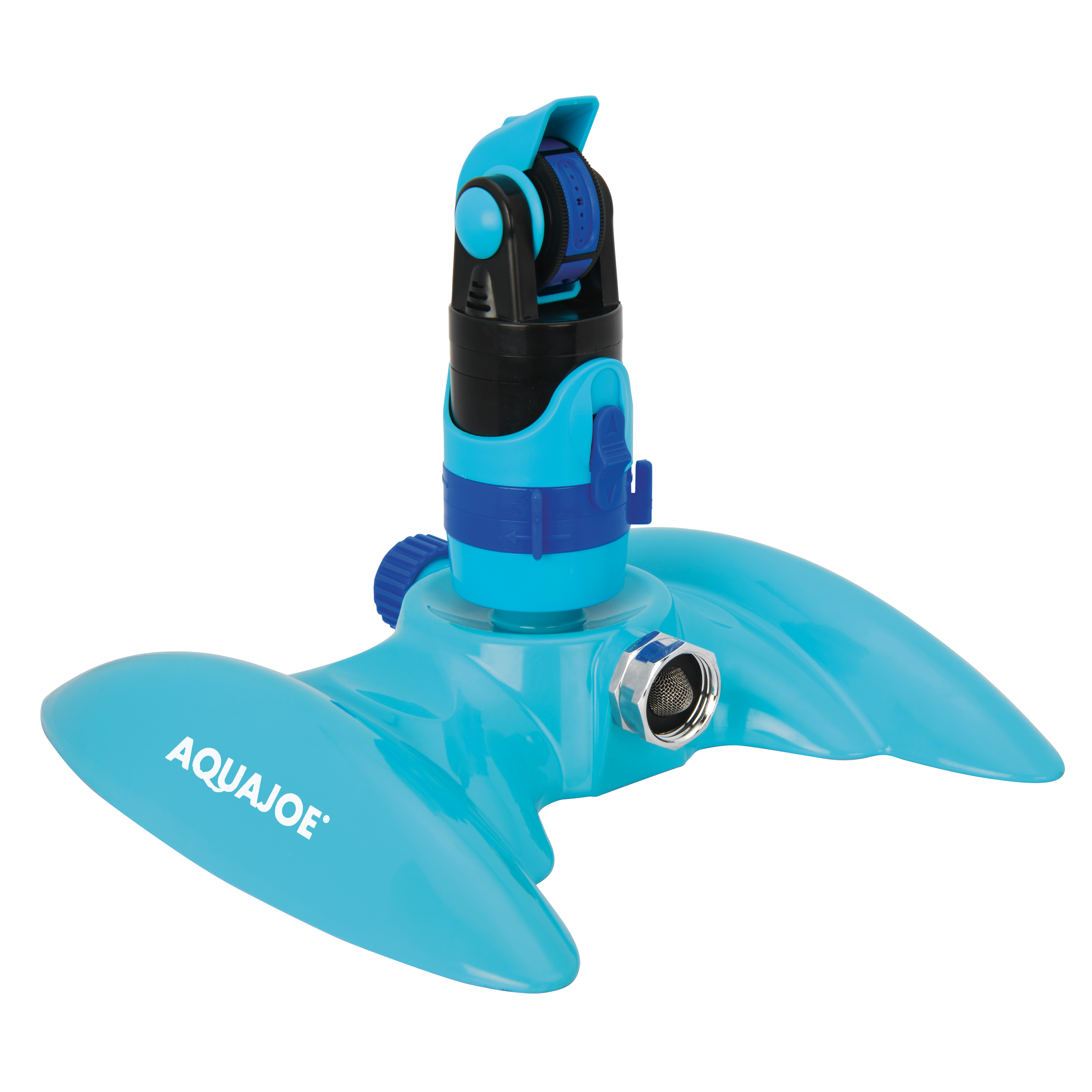 Aqua Joe AJ-MSSBM Turbo Drive 360º Sprinkler | 4 Spray Patterns |  Customizable Coverage | 3,740 Sq. Ft. Max Coverage