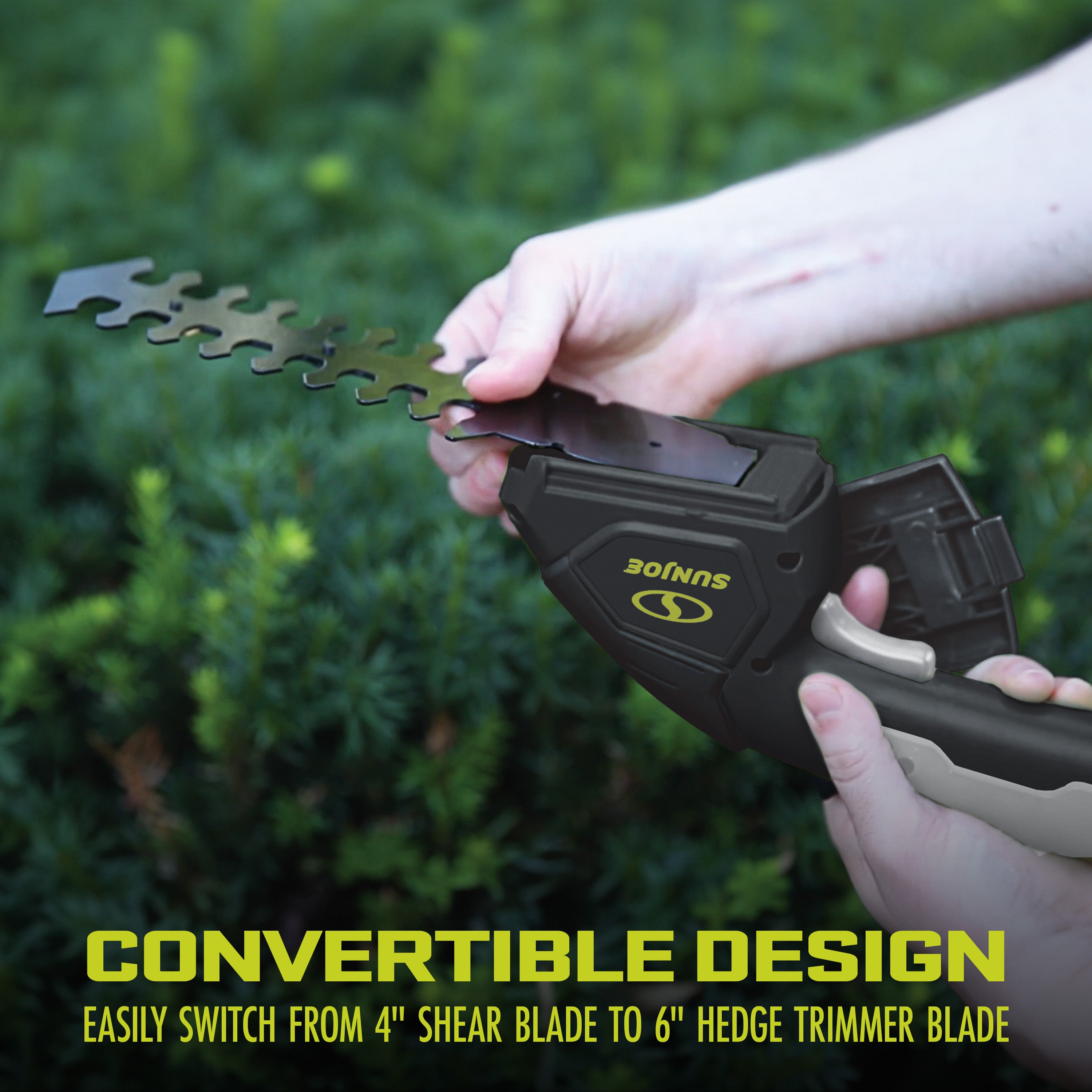 Sun joe cordless grass shear and hedge discount trimmer