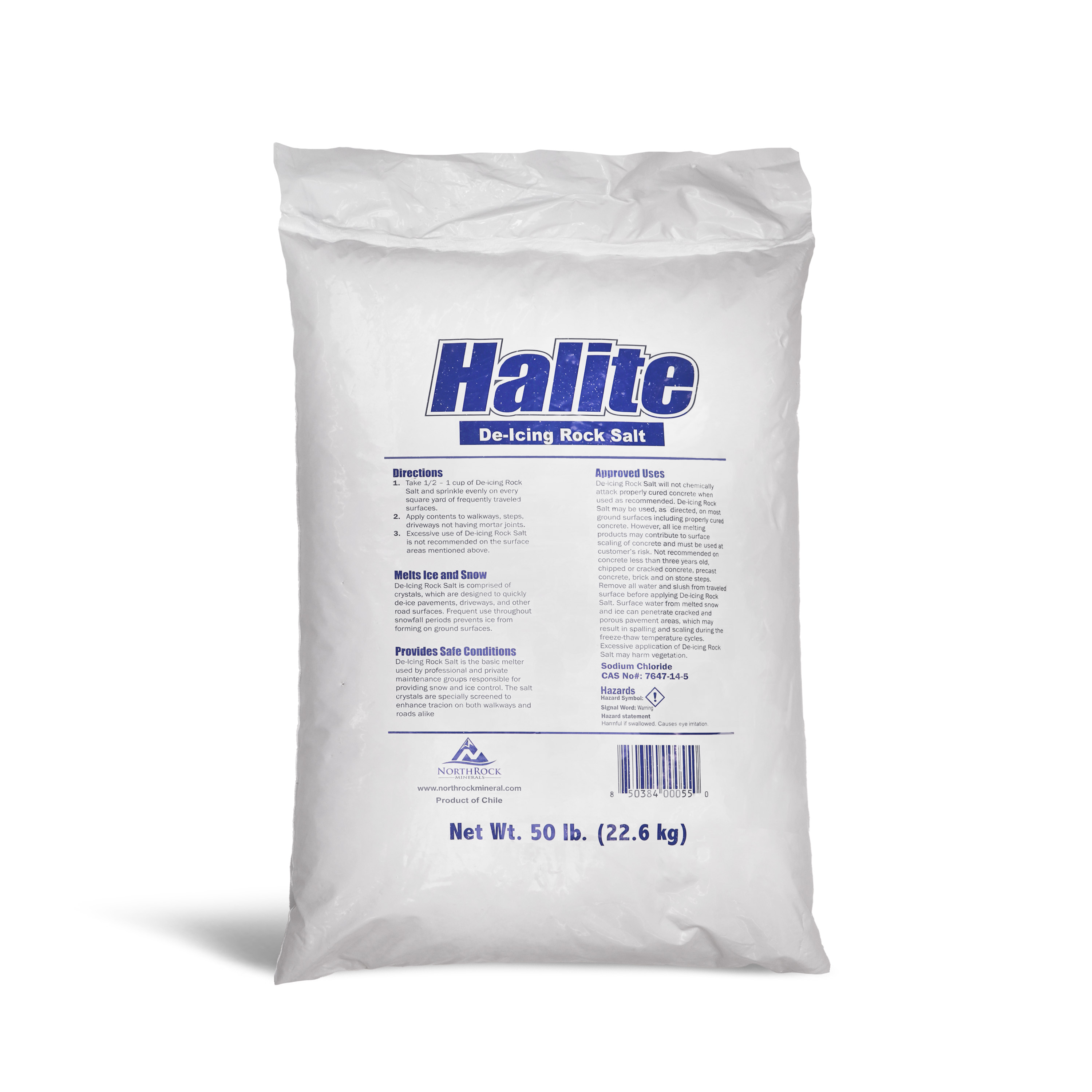 Halite Rock Salt Ice Melt
