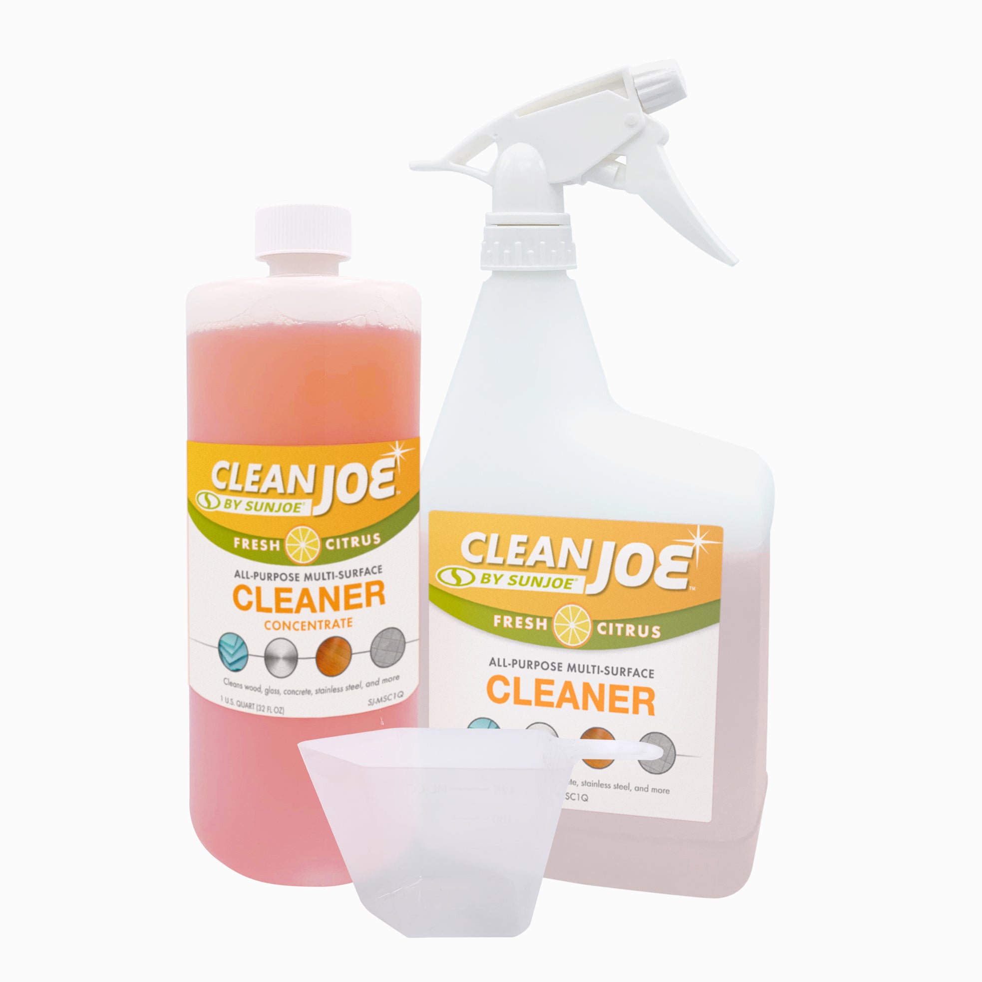 Clean Joe MultiSurface Cleaner with Spray Bottle and Measuring Cup