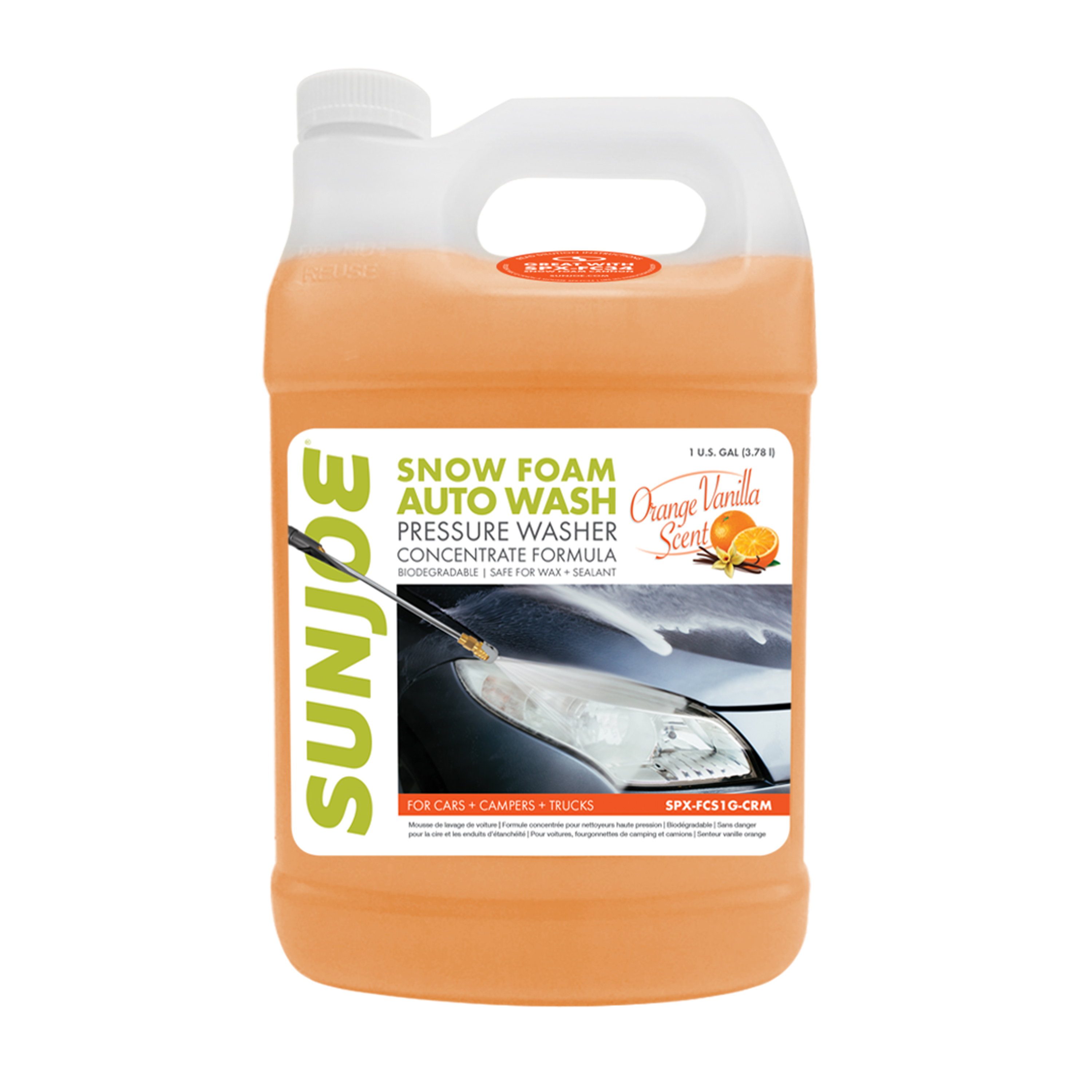 Adam's Mega Foam Gallon - pH Best Car Wash Soap For Foam Cannon, Pressure  Washer or Foam Gun | Concentrated Car Detailing & Cleaning Detergent Soap 
