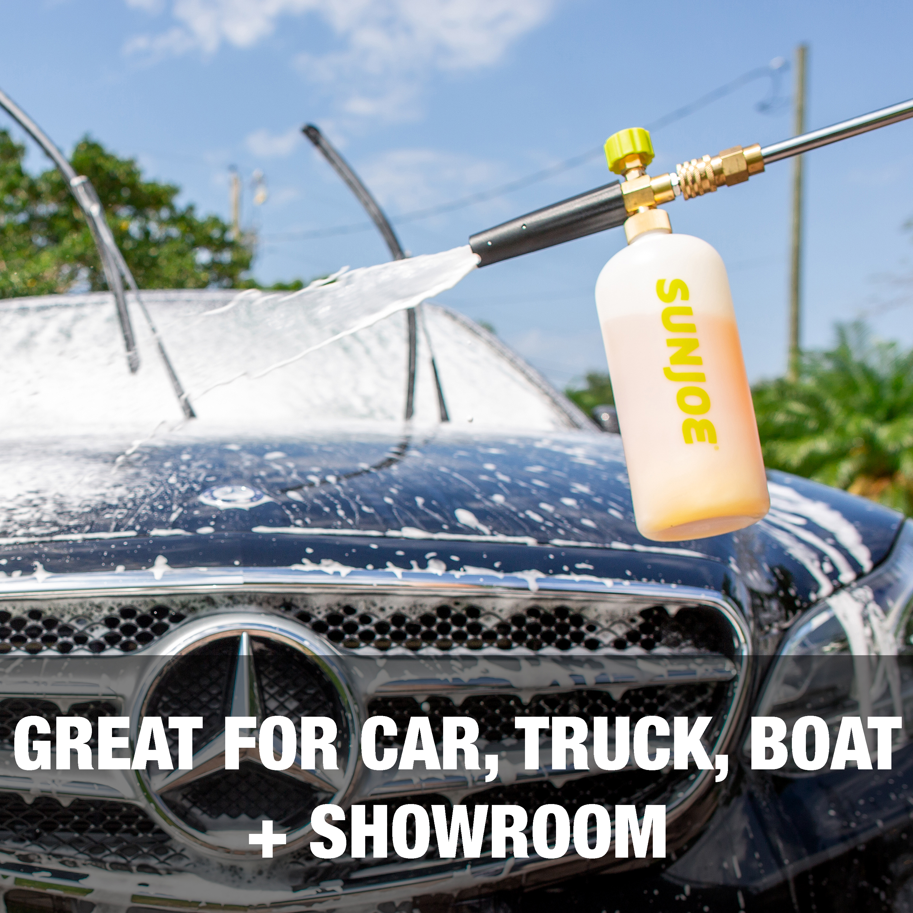 Sun Joe SPX-FCS1G Premium Snow Foam Pressure Washer Rated Car Wash