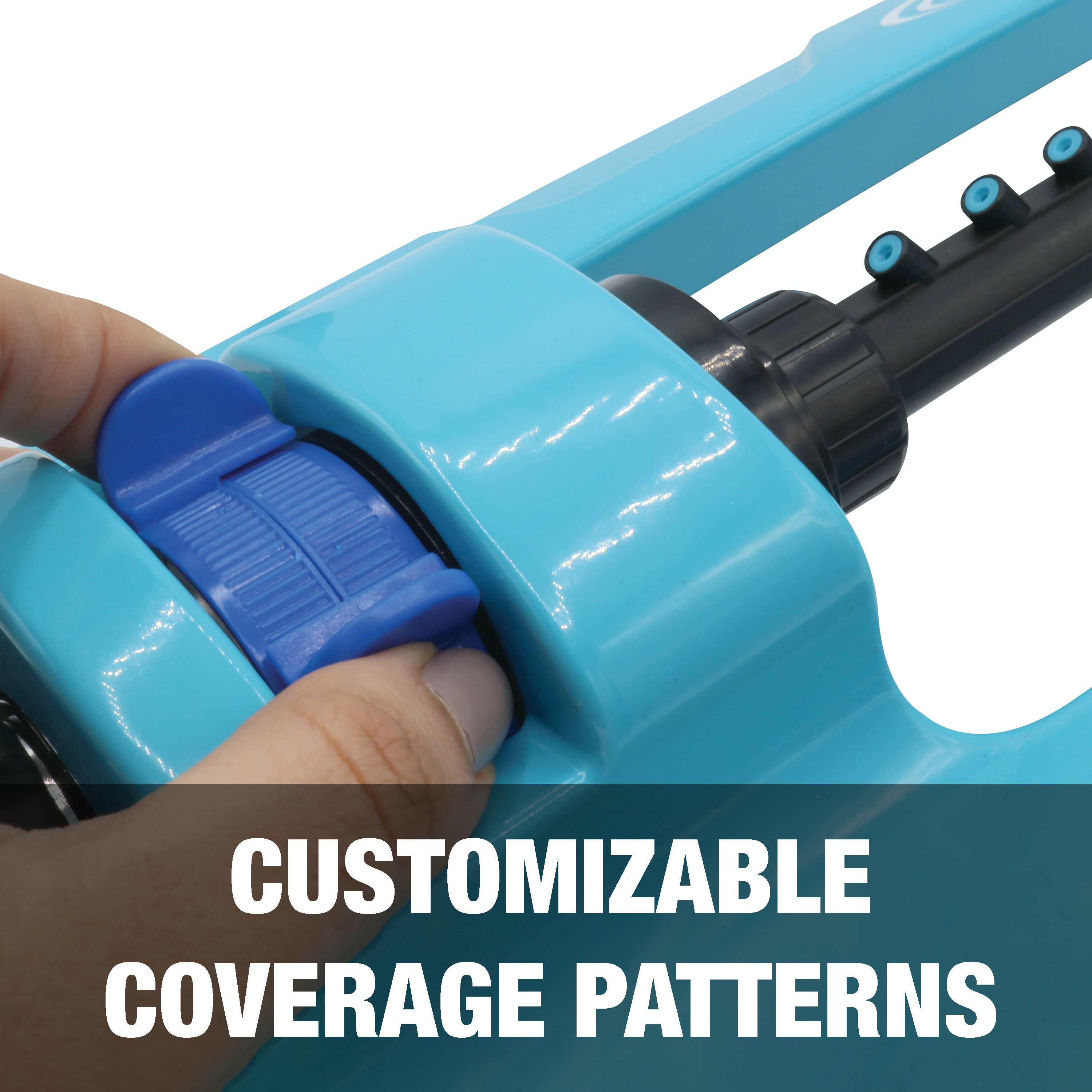 Customizable coverage patterns.