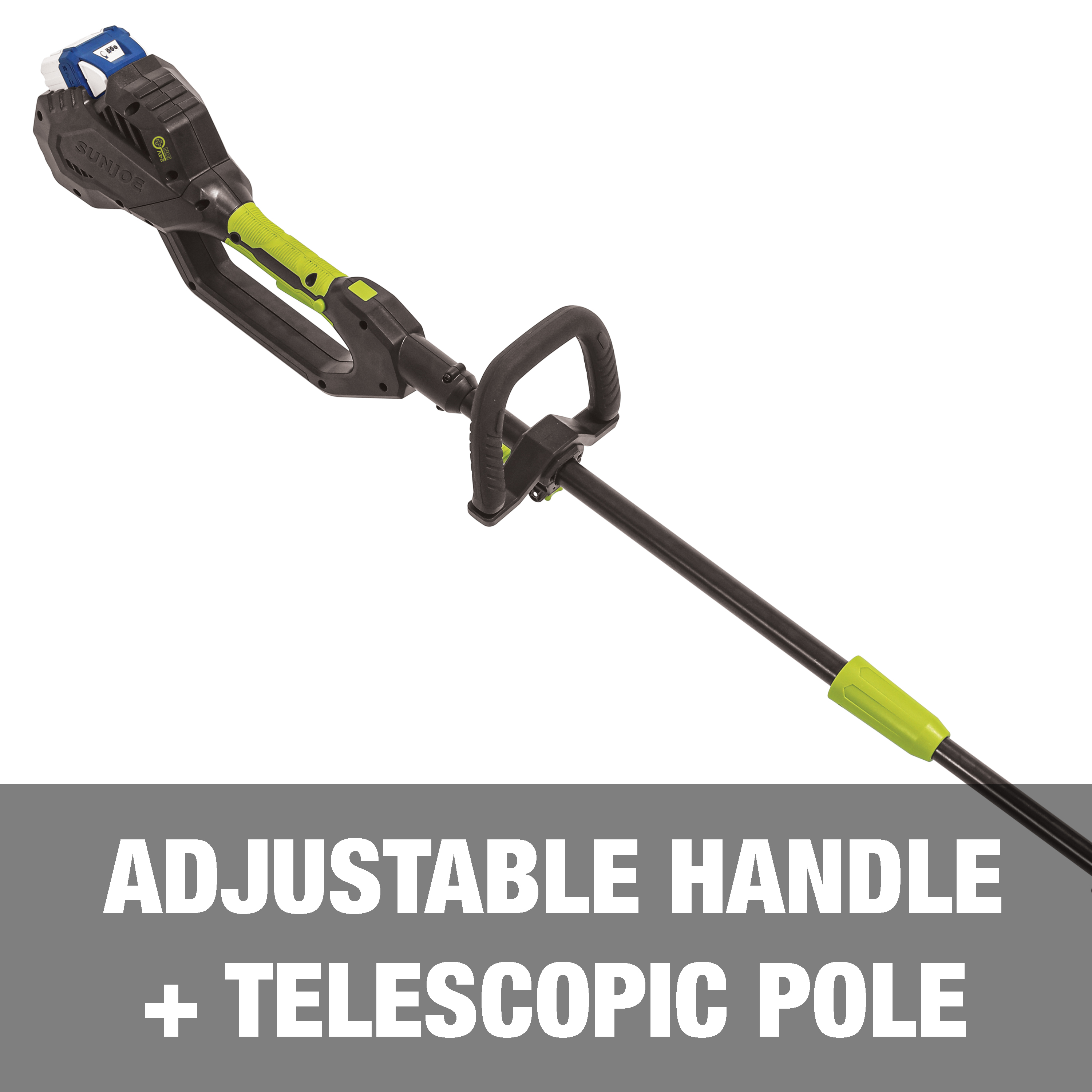 Adjustable handle and telescopic pole.