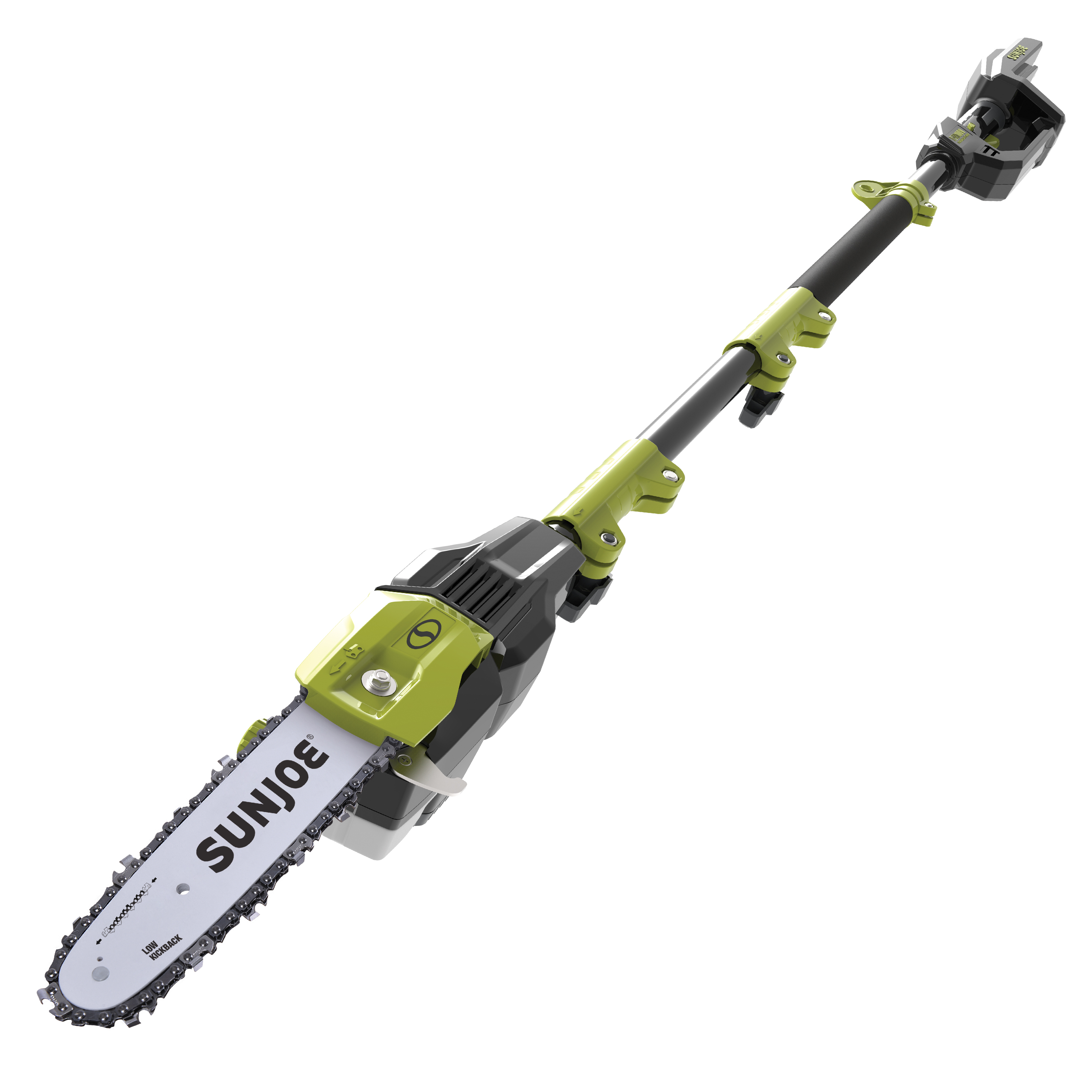 Sun Joe 24-Volt 8-in Cordless Electric Pole Saw Ah (Battery Charger  Included) In The Cordless Electric Pole Saws Department At