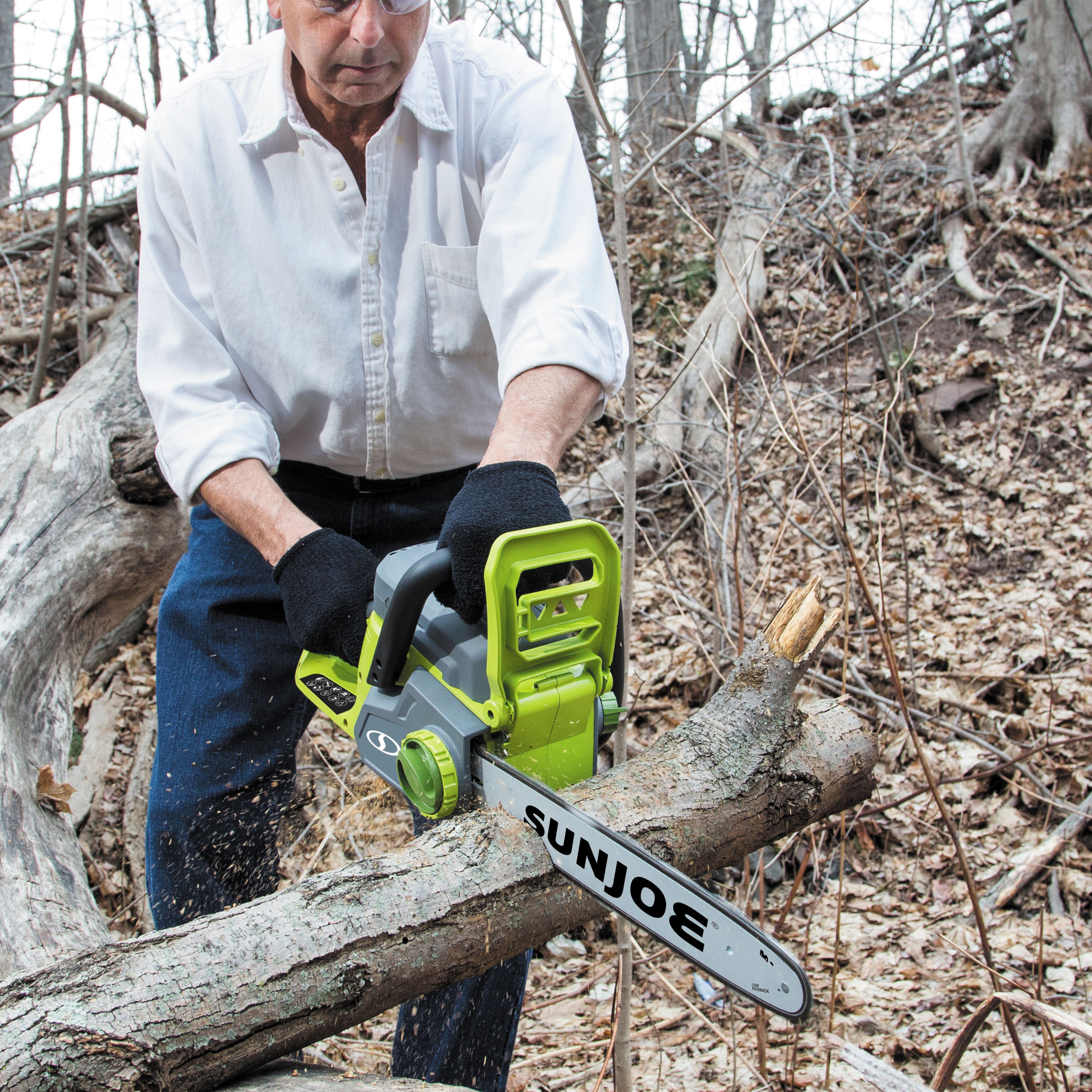 40 Volt Cordless 16 Inch Chain Saw 