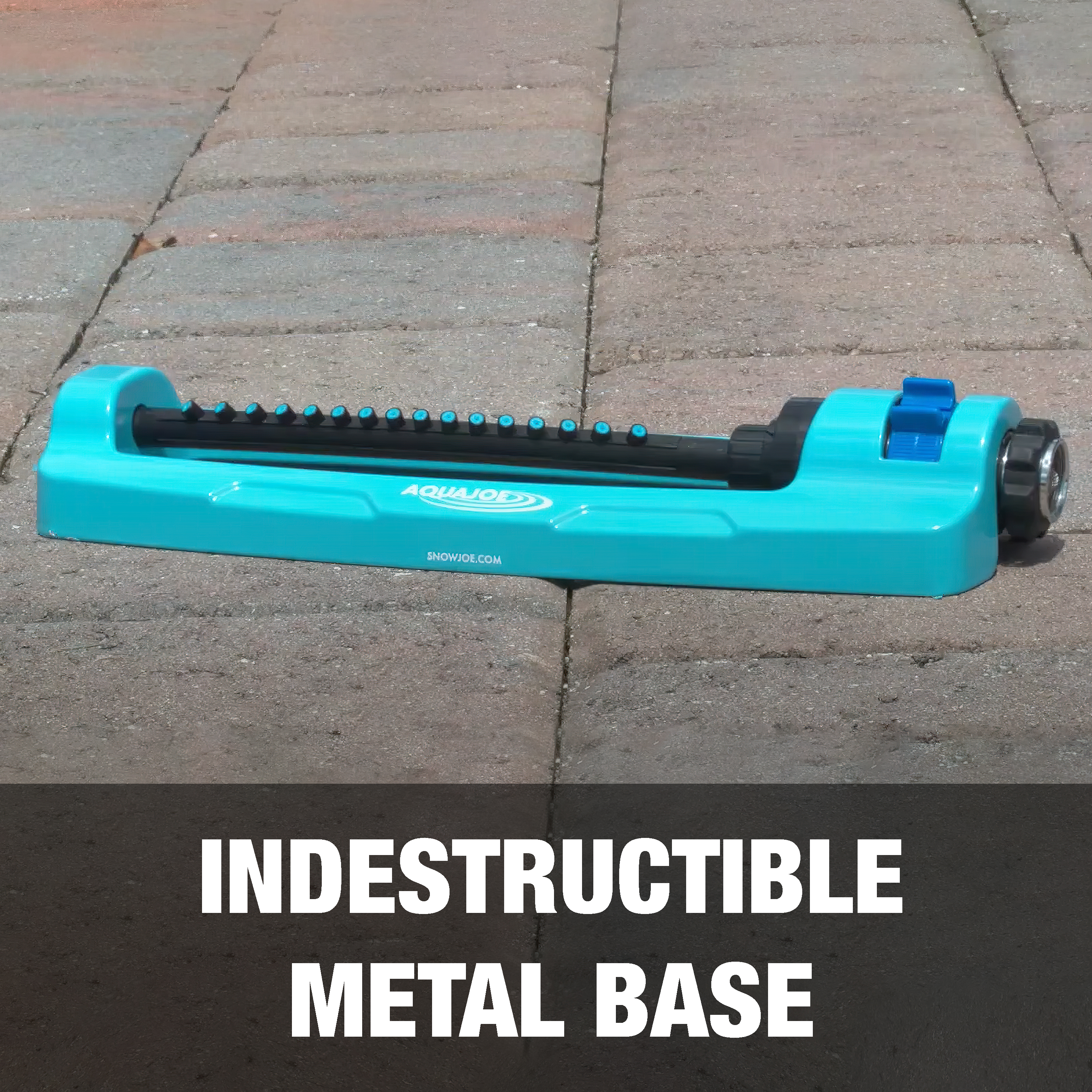 Indestructible metal base.